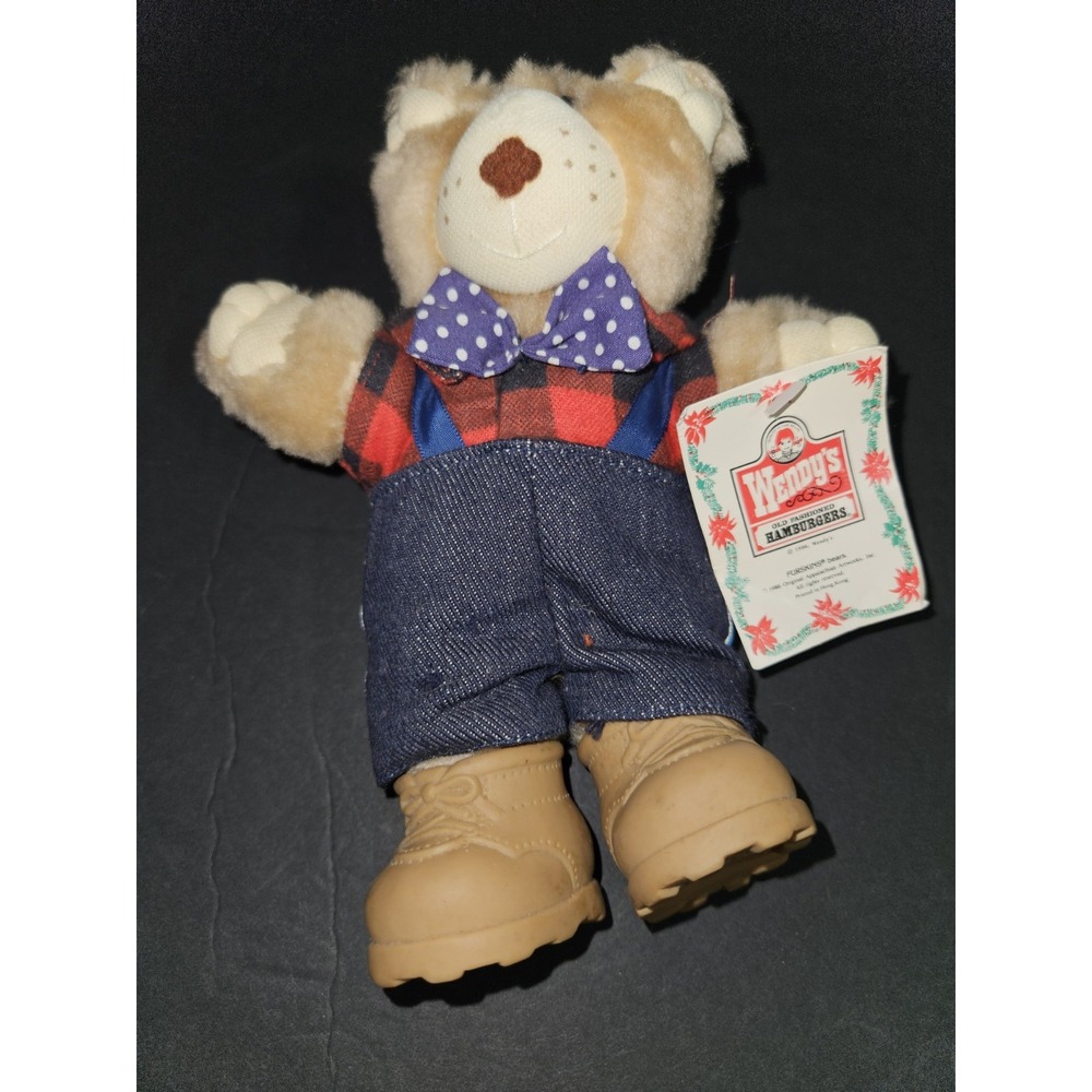 1986 Wendys Farrell Furskin‎ Bear Missing Hat